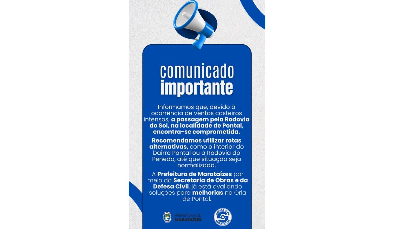 Alerta da defesa civil