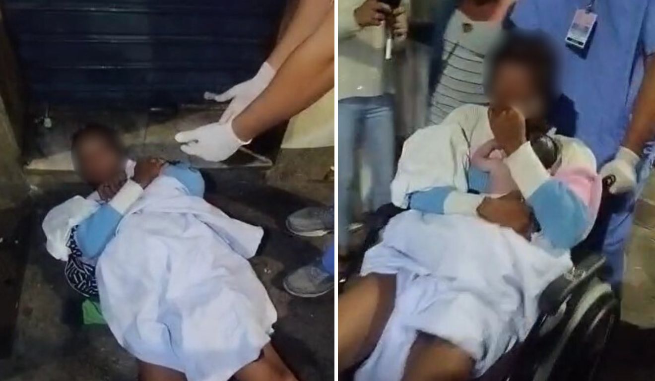 mulher dá à luz na vila rubim