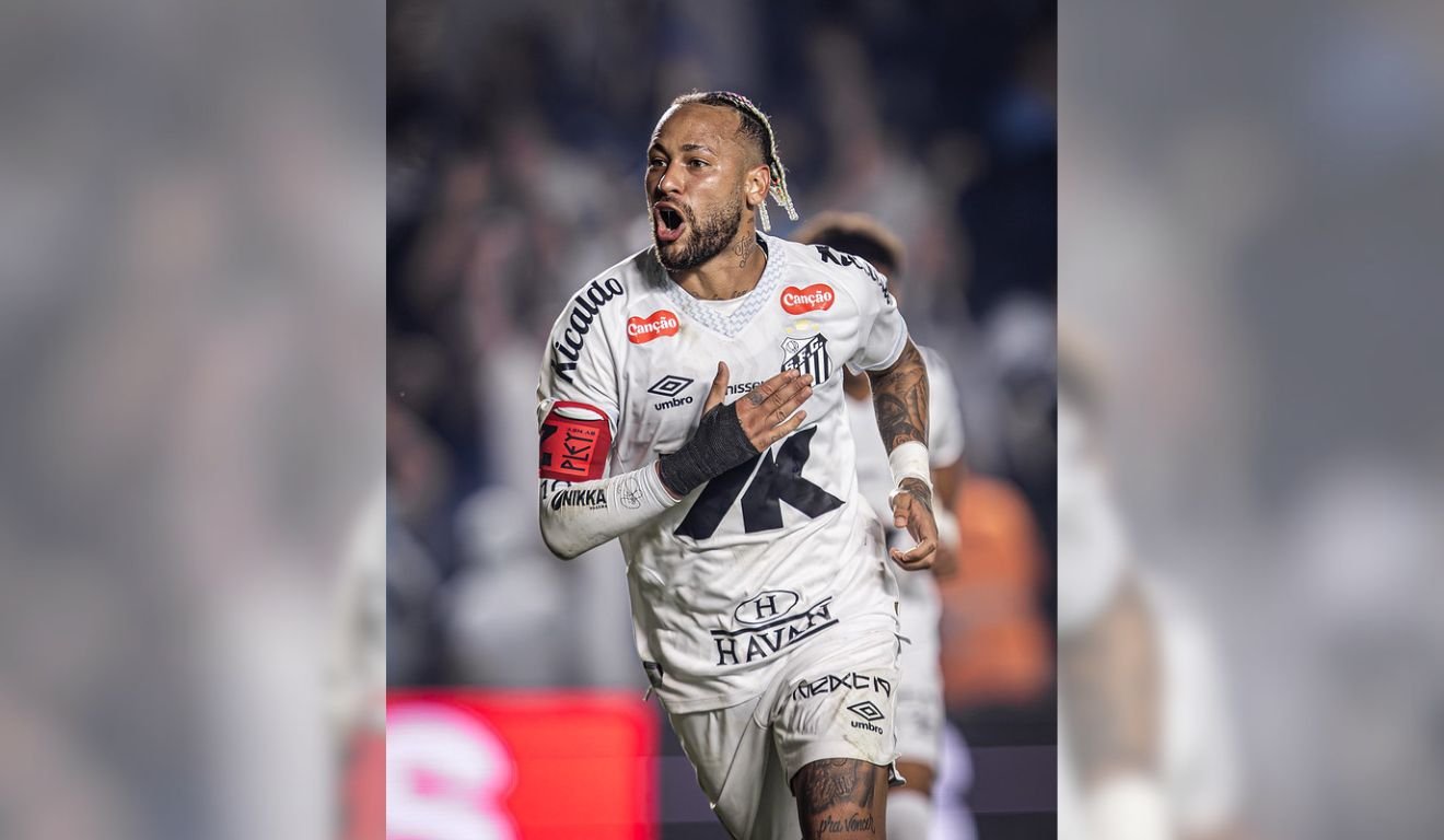 neymar comemora gol