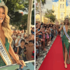 Eduarda Braum é recebida com festa em Afonso Cláudio