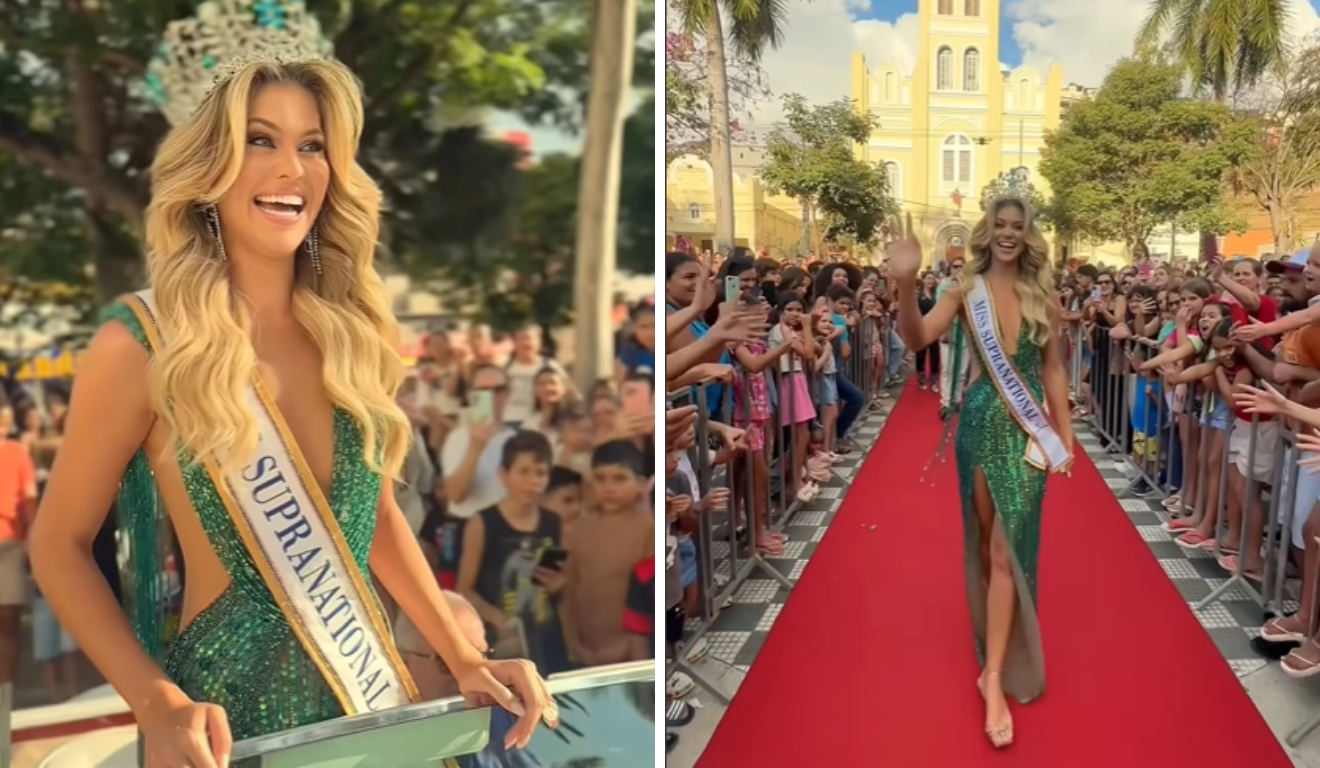 Eduarda Braum é recebida com festa em Afonso Cláudio
