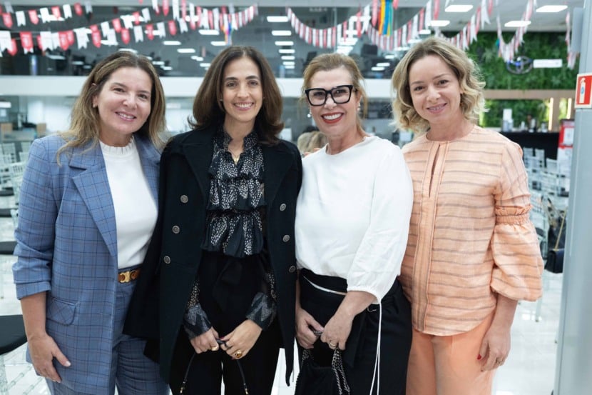 Patricia Chieppe, Lucia Barros, Edilene e Clarice Chieppe