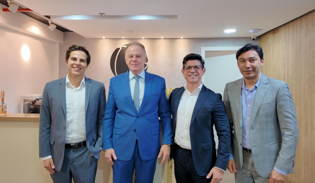 Renato Casagrande, André Dias, Luciano Ribeiro e Felipe Caroni