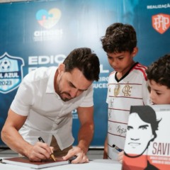 Lançamento da biografia do Sávio Bortolini, ex-Flamengo.