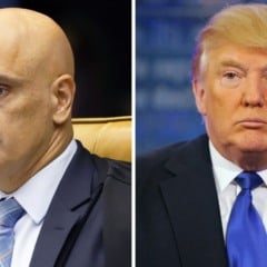 Alexandre de Moraes e Donald Trump
