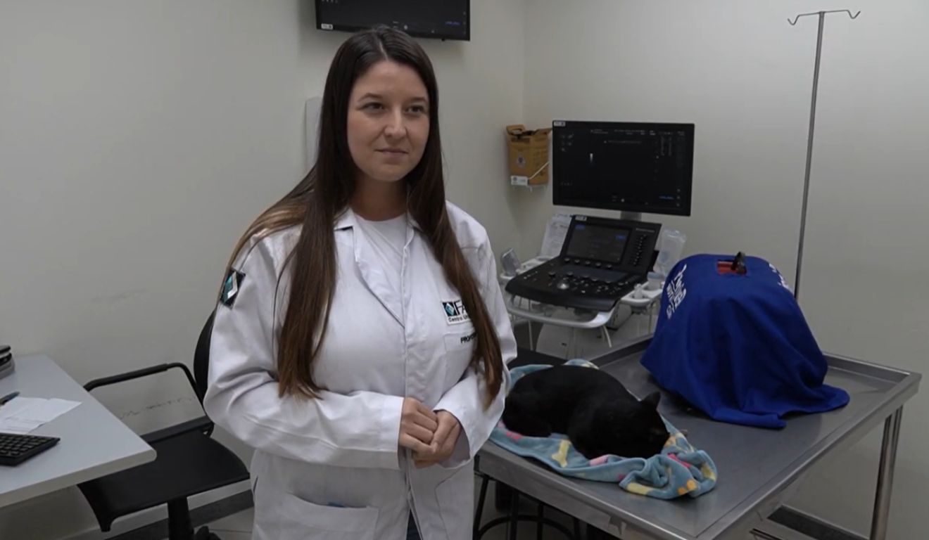  professora de Medicina Veterinária da Faesa Viviane Raposo