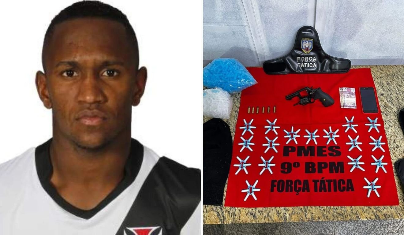 Yago Silva (Foto: Divulgação: Polícia Militar | Montagem: Folha Vitória)