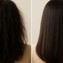 Simples, prática e econômica, a misturinha caseira promete dar aos fios lisos, sem frizz e com brilho saudável em poucos minutos/Foto: ChatGPT