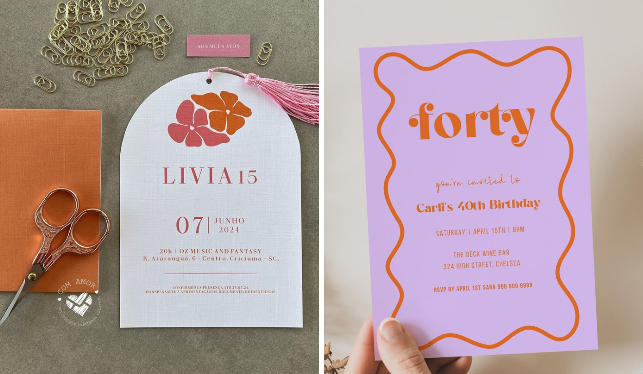 Convites/Pinterest