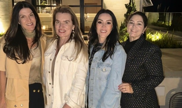 Jantar nas montanhas teve como anfitriões os médicos Claudia e Justino Mameri