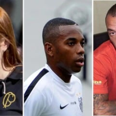 Da esquerda para direita Suzane von Richthofen, Robinho e Cravinho (Foto/Montagem: Folha Vitória)