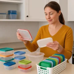5 jeitos de acabar com a bagunça dos potes plásticos