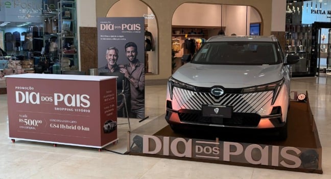 Shopping Vitória celebra o Dia dos Pais com variedade de presentes e sorteio de carro zero km