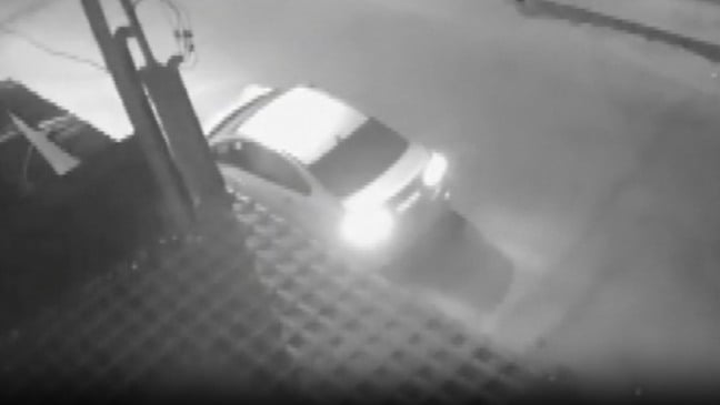 Imagens da câmera de segurança durante o crime (Foto/reprodução: TV Vitória)
