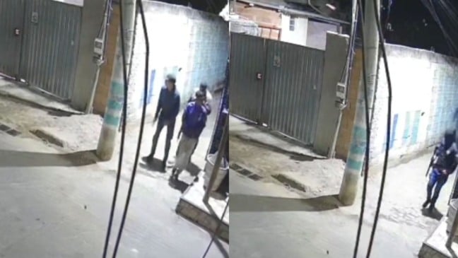 Ataque em Pingo D’água, no bairro Santa Rita (Fotos/divulgação: SESP)