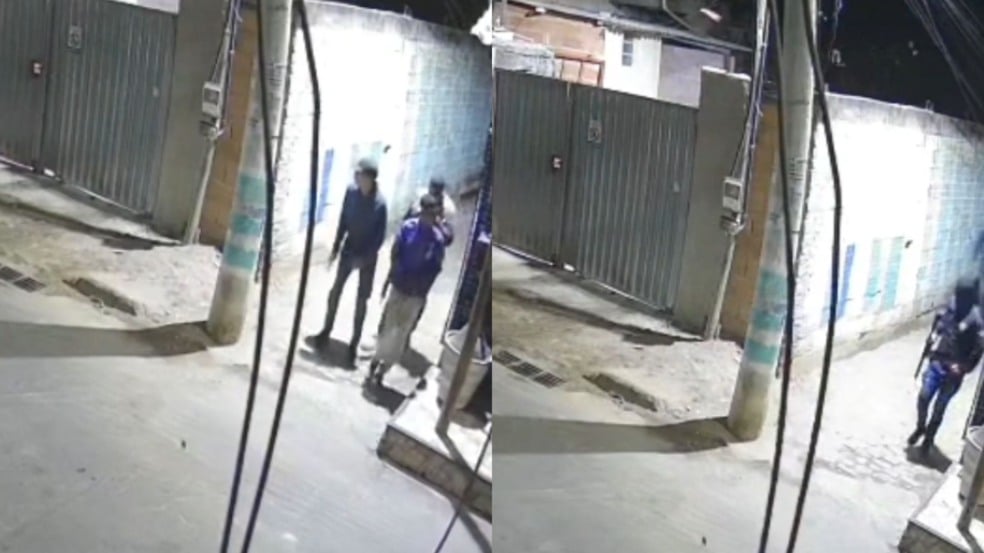 Ataque em Pingo D’água, no bairro Santa Rita (Fotos/divulgação: SESP)