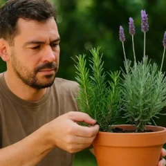 Alecrim e lavanda plantar juntos é erro