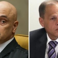 Alexandre de Moraes e o perito Eduardo Tagliaferro