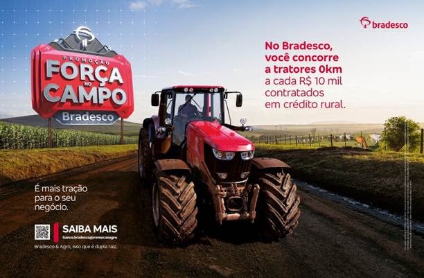Bradesco lança 5ª edição da promoção “Força no Campo”