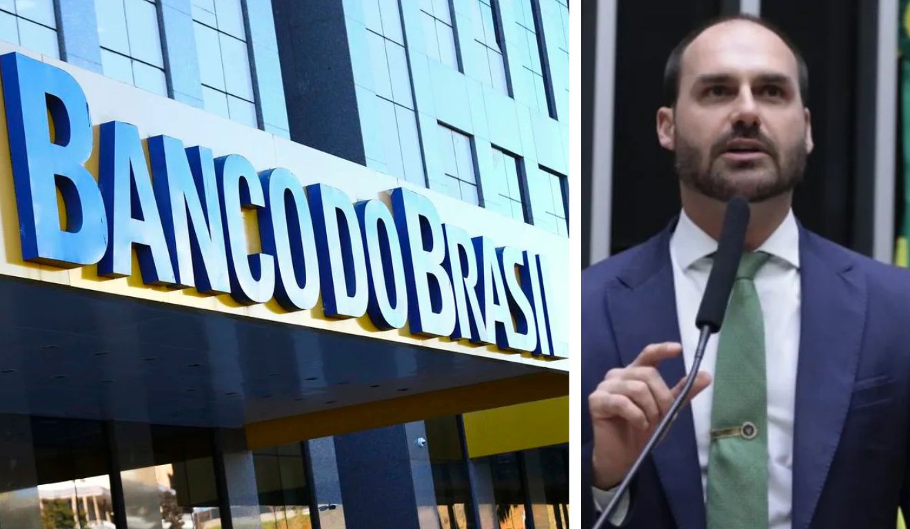 Banco do Brasil e Eduardo Bolsonaro Banco do Brasil e Eduardo Bolsonaro