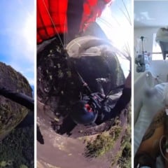Bombeiro Carlos Souto, do RJ, que caiu de parapente no ES