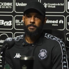 Coletiva de imprensa do Rio Branco. Bruno Silva