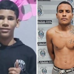 Caio Tieres Braz, de 15 anos, foi assassinado. Marcelo Henrique dos Santos Farias, vulgo “Balic”, foi preso; Fotos: Sesp/Divulgação