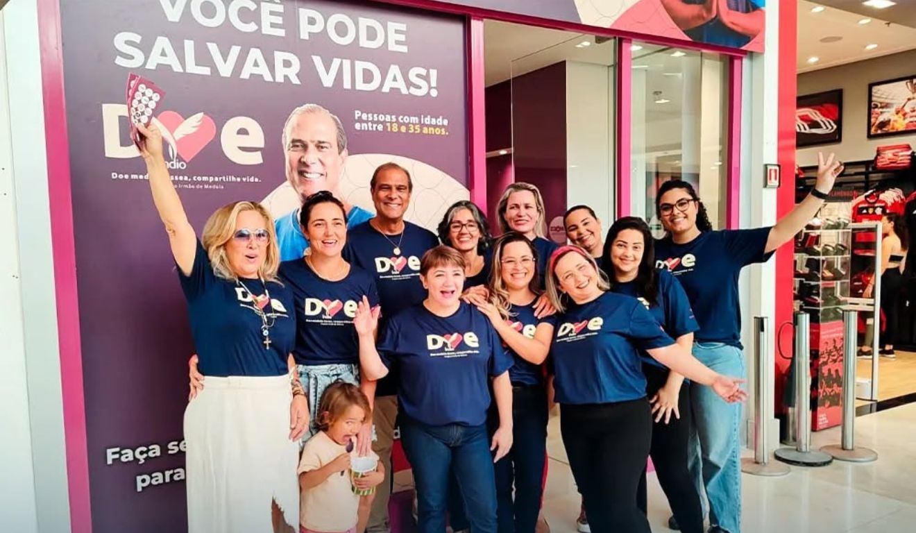 7ª edição da campanha Irmão de Medula acontece no Shopping Vitória neste sábado. Foto: Reprodução/Instagram @irmaodemedula_es