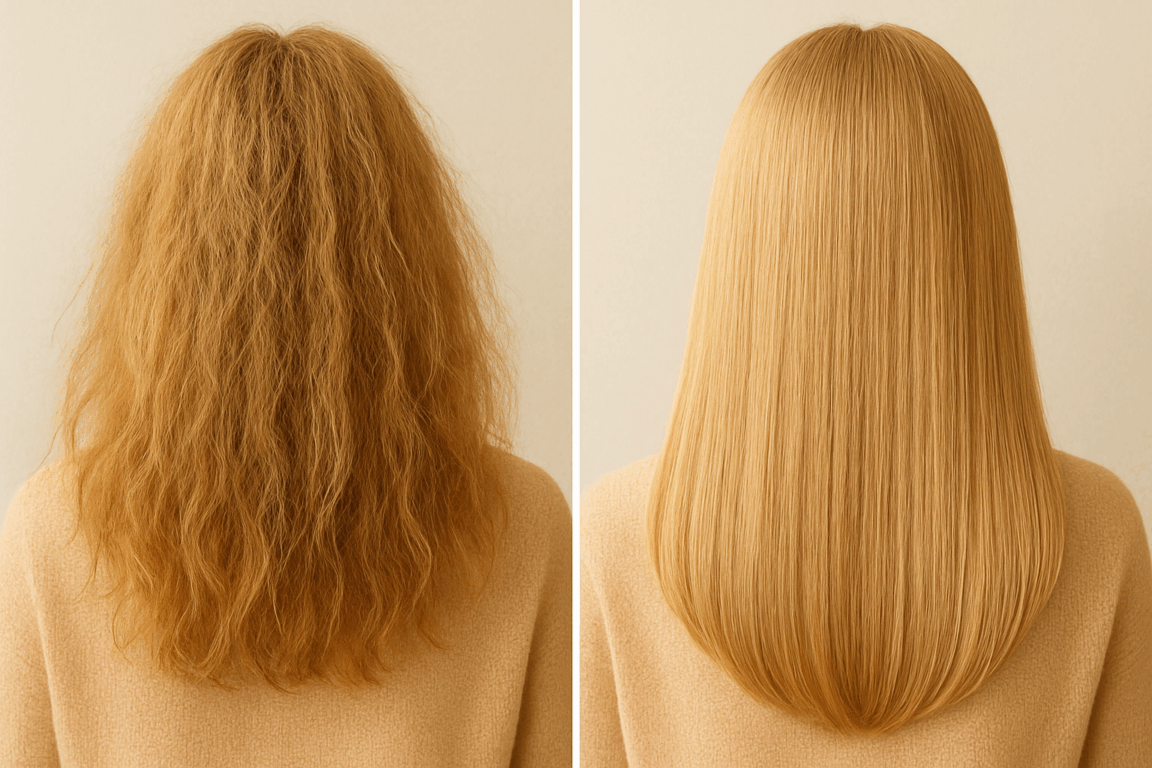 Com apenas quatro ingredientes naturais, esse creme caseiro promete cabelos lisos, hidratados e sem frizz, sem precisar de chapinha ou secador/Foto: ChatGPT