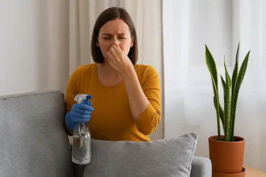 Como tirar cheiro de fumaça de cortinas e estofados
