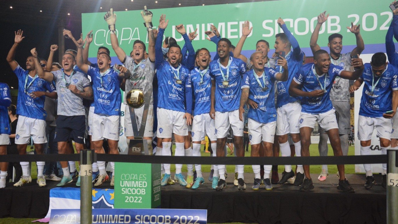 Final da Copa Espírito Santo 2022: Vitória x Rio Branco. Vitória campeão