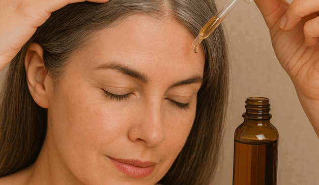 Óleo natural dá fim ao grisalho e a couro cabelo sensível/Foto: ChatGPT