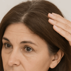 Alternativas naturais para cobrir o cabelo branco oferecem resultados suaves e sem danos aos fios/Foto ChatGPT