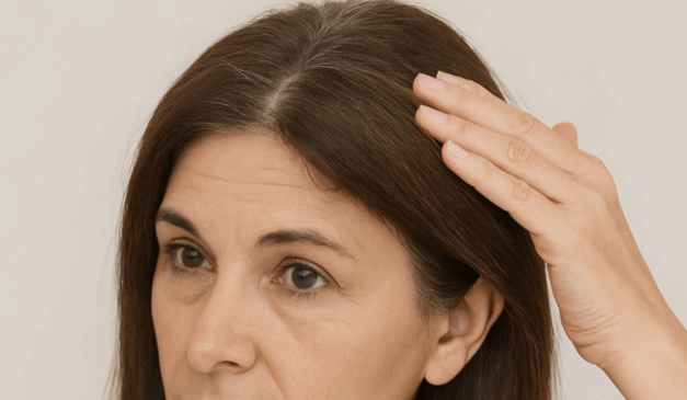 Alternativas naturais para cobrir o cabelo branco oferecem resultados suaves e sem danos aos fios/Foto ChatGPT