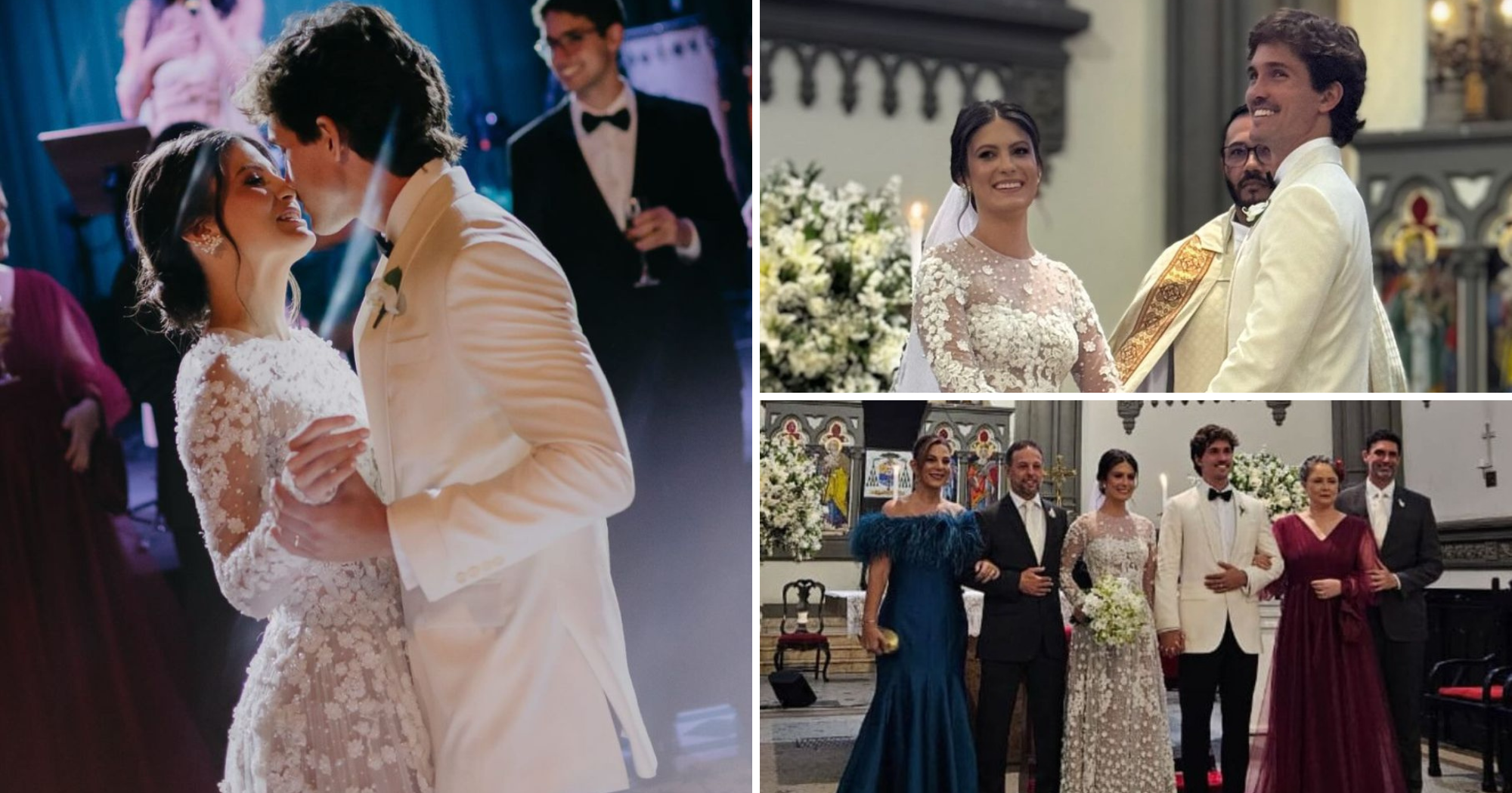 Ana Luiza Villaschi e Davi Nacif se casam com festão em Vitória (Foto: Arquivo pessoal)