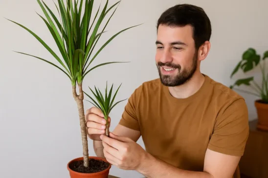 Dracena (pau-d’água) rebrota em 15 dias com este truque