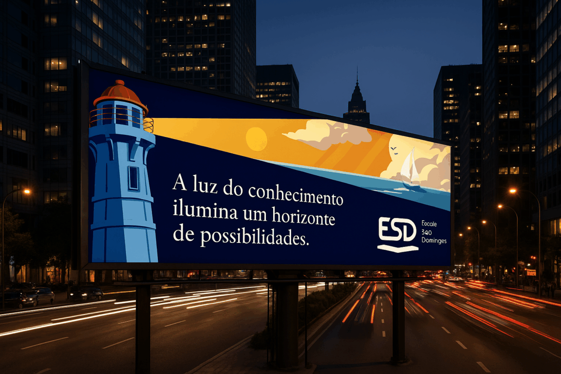 Escola São Domingos lança campanha 2025 com conceito “Valores que guiam seu caminho” assinada pela ebrand