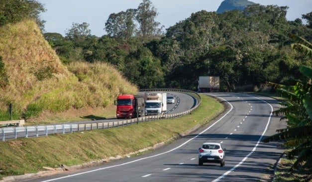 BR-101, em trecho que corta o Espírito Santo. Foto: Ecovias 101