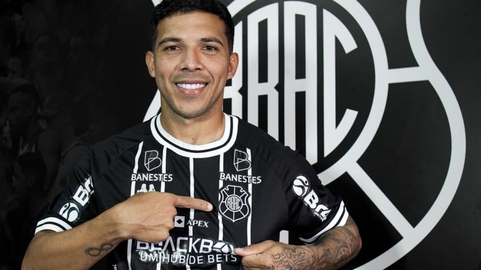 Novo atacante do Rio Branco, Iury Tanque (Foto/Divulgação: Rio Branco)