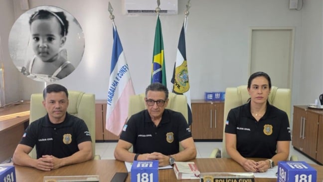 Agatha Ester, menina levada morta a UPA de Vila Velha. Foto: Reprodução/TV Vitória