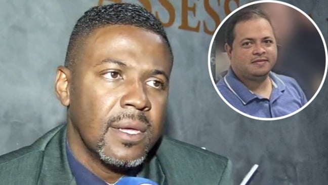 Jonatas Pinho, advogado de Bruno Valadares de Almeida, apontado como mandante da morte de Wallace Lovato. Foto: Reprodução TV Vitória
