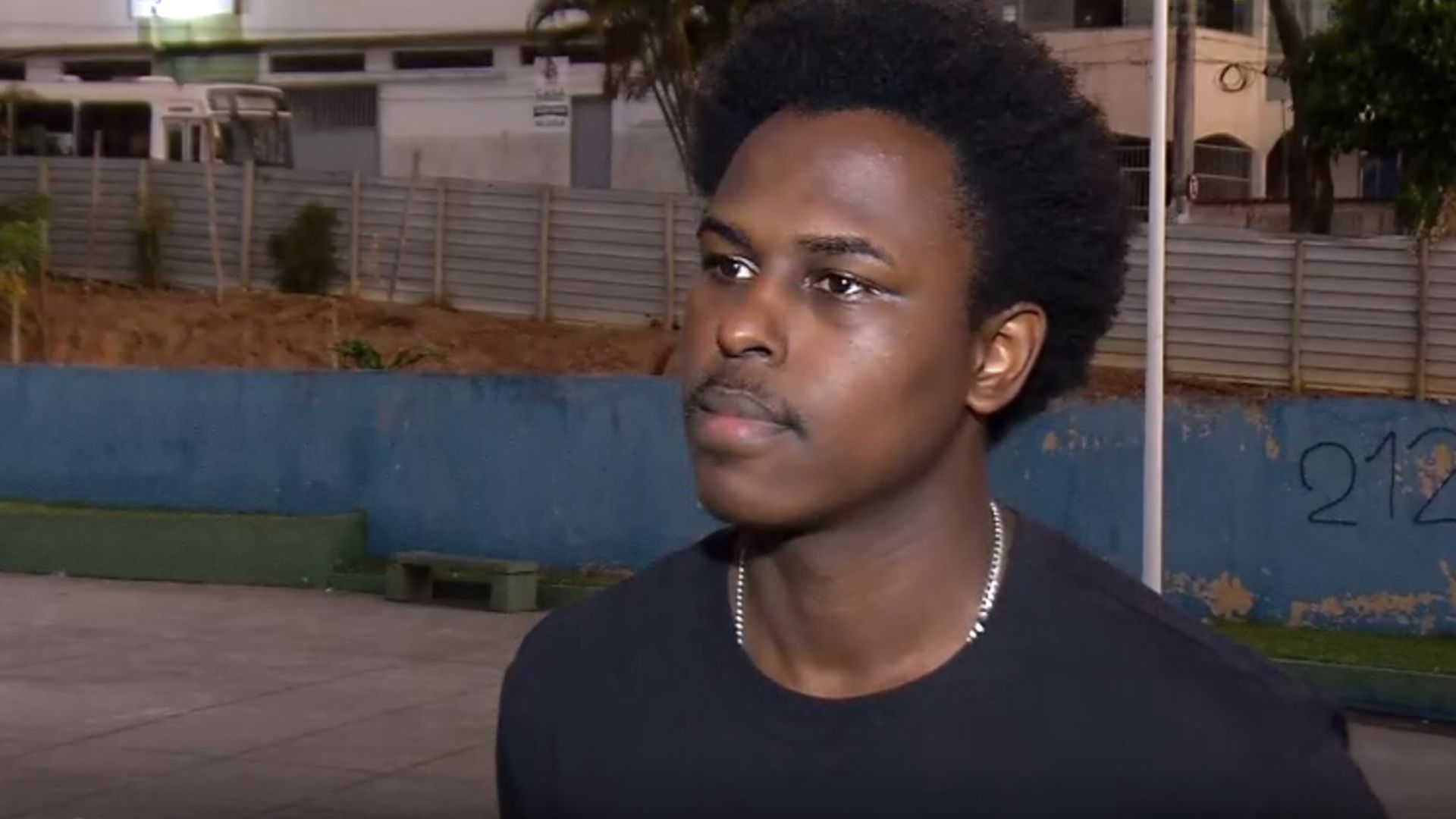 Denety Will, vítima de injúria racial (Foto/reprodução: TV Vitória)