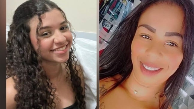 Sophia Vial e Andressa da Silva Conceição (Foto: reprodução redes sociais)