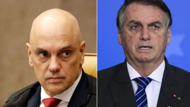 Alexandre de Moraes e Jair Bolsonaro (Foto/Agência Brasil)