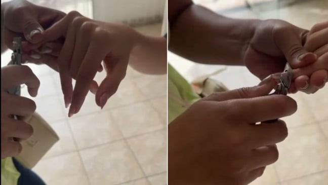 Manicure do ES viraliza ao "estragar" unha de cliente (Foto: arquivo pessoal)