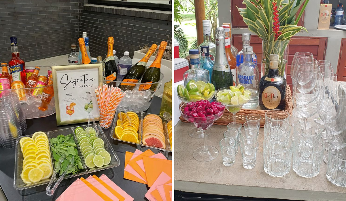 Bar de drinks/Pinterest