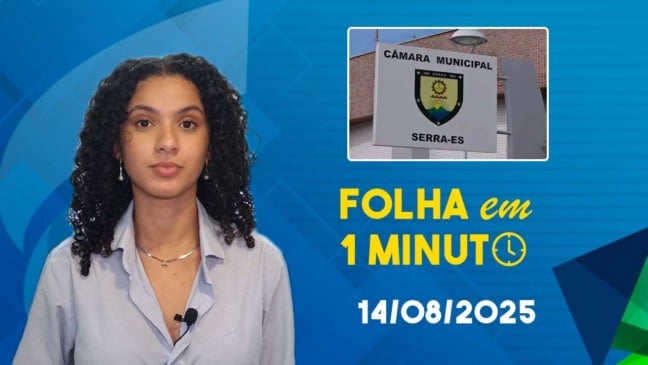 Folha em 1 Minuto 14-08-25