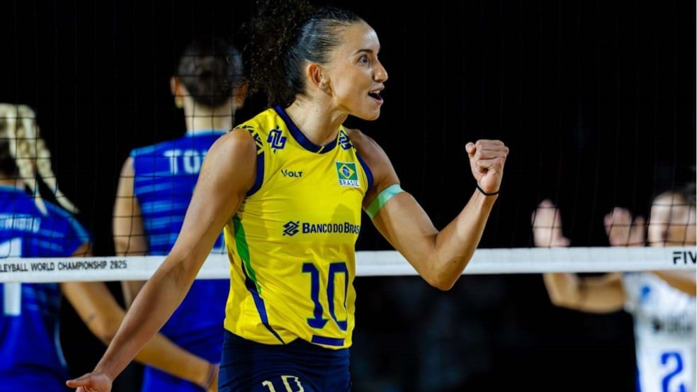 Campeonato Mundial de Vôlei. Brasil x Grécia. Gabi