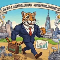 Aracruz deve gerar muita atividade econômica nos próximos três anos em função dos investimentos em logística na região. Crédito: Imagem gerada com IA