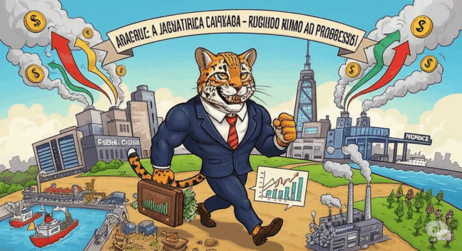 Aracruz deve gerar muita atividade econômica nos próximos três anos em função dos investimentos em logística na região. Crédito: Imagem gerada com IA